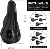 ROCKBROS Silicone Bicycle Saddle Hollow Breathable MTB Bike Seat Cushion Cover