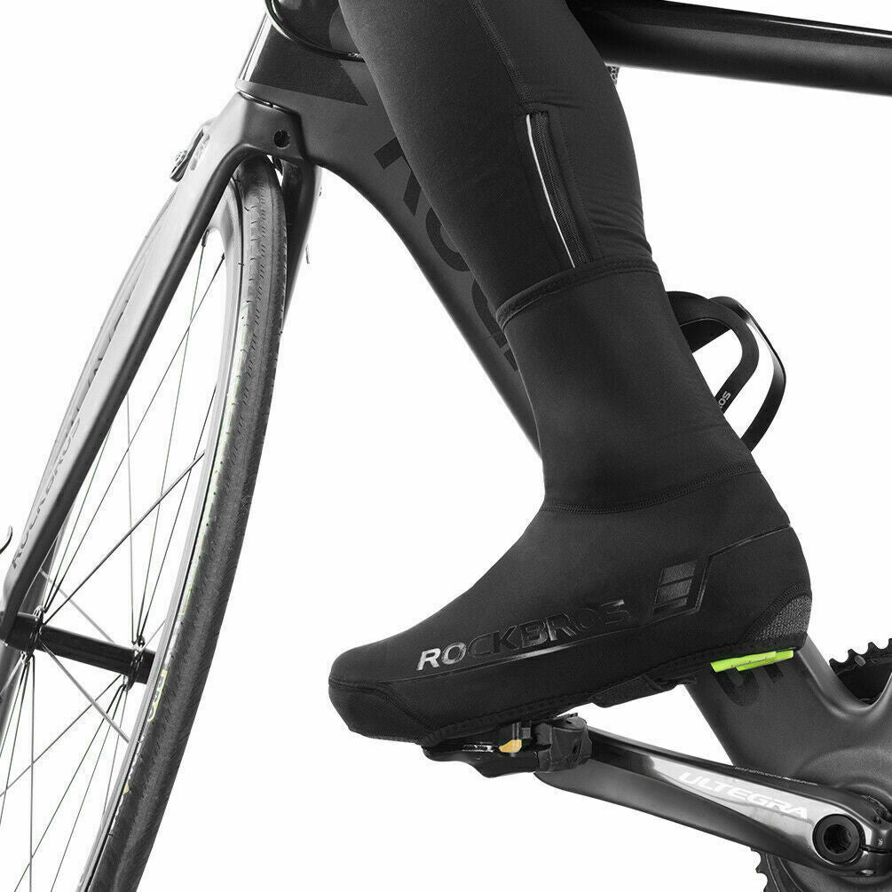 ROCKBROS Winter Warm Cycling Shoe Covers  Windproof Protector Overshoes