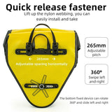 ROCKBROS Large Triangle Bicycle Saddlebag in Yellow