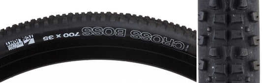 WTB Cross Boss Tire - 700 x 35 TCS Tubeless Folding Black Light Fast Rolling