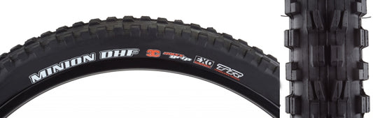 Maxxis Minion DHF Tire - 27.5 x 2.5 Tubeless Folding BLK 3C Maxx Grip EXO Wide Trail