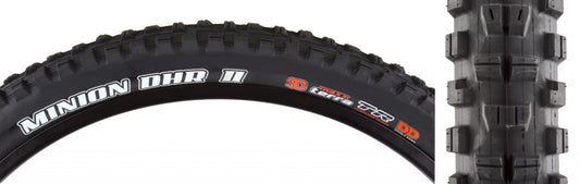 Maxxis Minion DHR II Tire - 26 x 2.4 Tubeless Folding BLK 3C MaxxTerra EXO Wide Trail