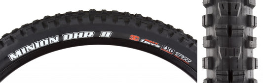 Maxxis Minion DHR II Tire - 27.5 x 2.4 Tubeless Folding BLK 3C MaxxTerra EXO Wide Trail