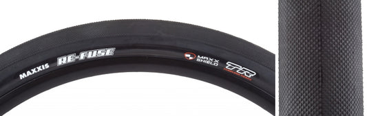 Maxxis Re-Fuse Tire - 700 x 32 Tubeless Folding Black Dual MaxxShield