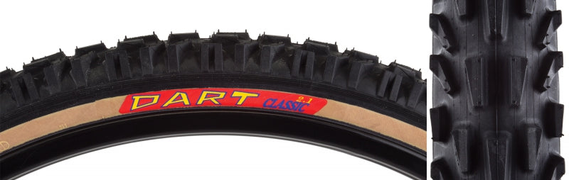 Panaracer Dart Tire - 26 x 2.1 Clincher Folding Black/Tan 60tpi