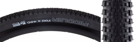 WTB Riddler 700c Tire - 700 x 45 TCS Tubeless Folding BLK Light Fast Rolling