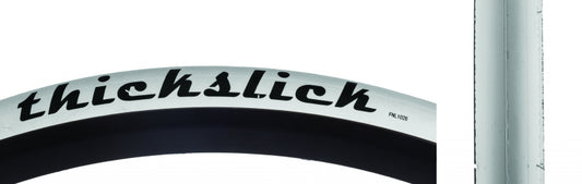 WTB ThickSlick Tire - 700 x 25 Clincher Wire White Comp