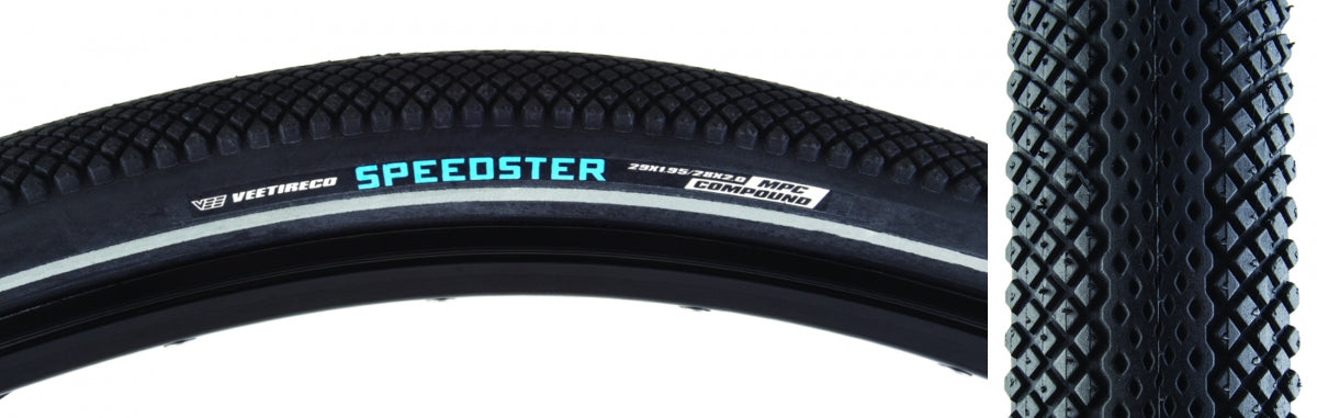 TIRE VEE SPEEDSTER 29x1.95 BK/BK WIRE/72/DCC/B-PROOF
