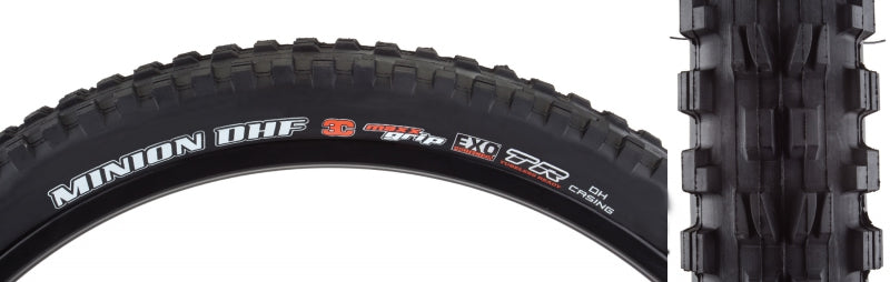 Maxxis Minion DHF Tire - 29 x 2.5 Tubeless Folding BLK 3C Maxx Terra EXO Wide Trail