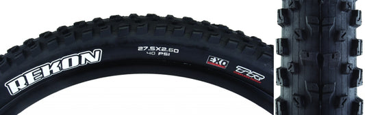 Maxxis Rekon Tire - 27.5 x 2.6 Tubeless Folding Black Dual EXO