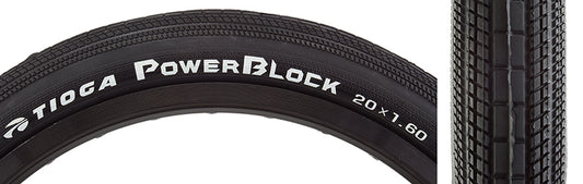 Tioga Powerblock S-Spec Tire - 20 x 1.6 Clincher Folding Black 120tpi