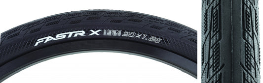 Tioga FASTR-X Tire - 20 x 1.85 Clincher Folding Black 120tpi