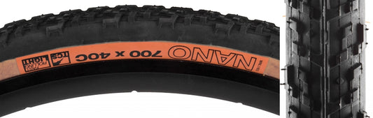 WTB Nano 40 Tire - 700 x 40 TCS Tubeless Folding BLK/Tan Light Fast Rolling