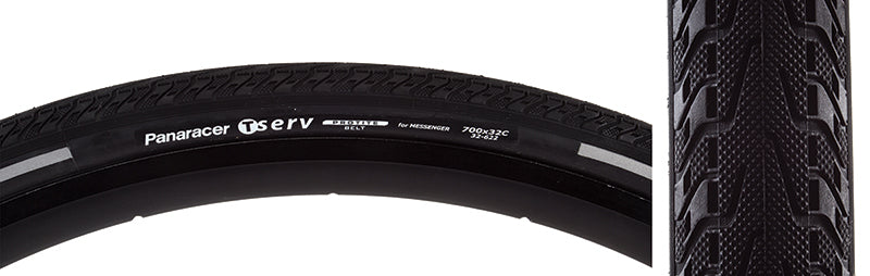 Panaracer T-Serv Protite Tire - 700 x 32 Clincher Folding BLK/Reflective 60tpi