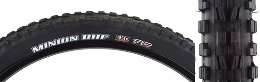 Maxxis Minion DHF Tire - 26 x 2.5 Tubeless Folding Black Dual EXO Wide Trail