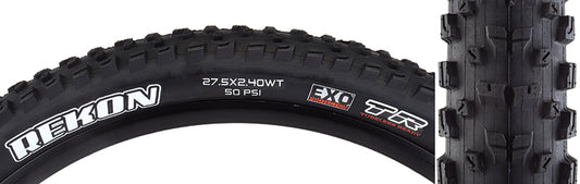 Maxxis Rekon Tire - 27.5 x 2.4 Tubeless Folding BLK Dual Compound EXO Wide Trail