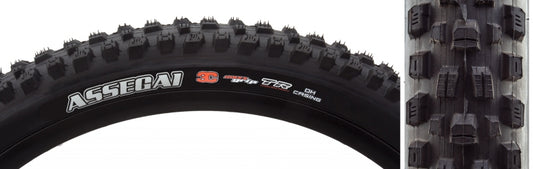 Maxxis Assegai Tire - 29 x 2.5 Tubeless Folding BLK 3C MaxxGrip DH Wide Trail *OE Packaging*