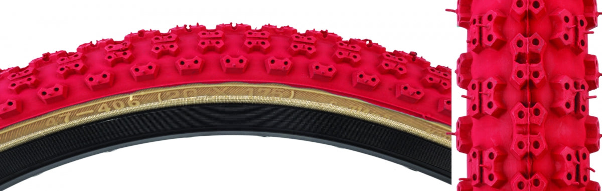 TIRE SUNLT 20x1.75 RD/SK MX3 C714 WIRE