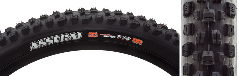 Maxxis Assegai Tire - 27.5 x 2.5 Tubeless Folding BLK 3C MaxxGrip DD Wide Trail