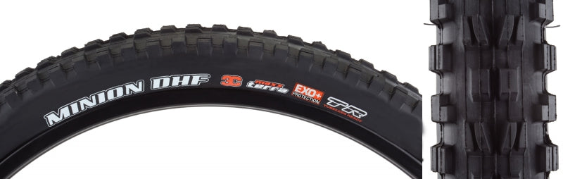 Maxxis Minion DHF Tire - 27.5 x 2.5 Tubeless Folding BLK 3C Maxx Terra EXO+ Wide Trail