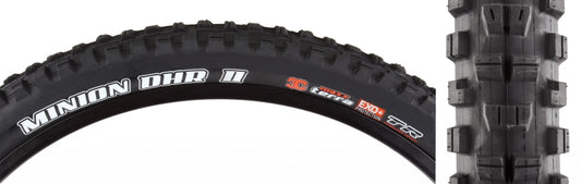 Maxxis Minion DHR II Tire - 27.5 x 2.4 Tubeless Folding BLK 3C MaxxTerra EXO+ Wide Trail