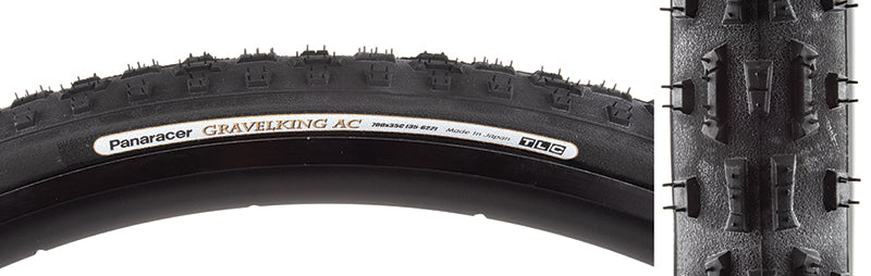 Panaracer GravelKing All Conditions Tire - 700 x 35 Tubeless Folding Black