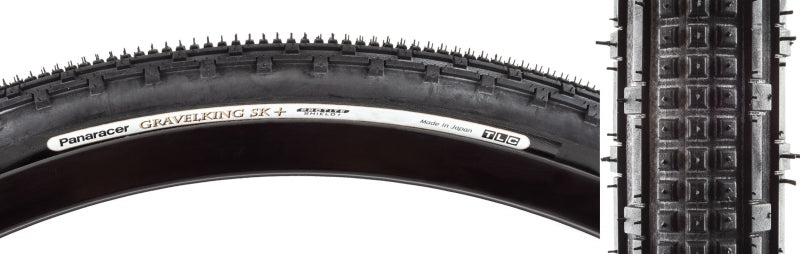 Panaracer GravelKing SK Plus Tire - 700 x 50 Tubeless Folding BLK ProTite Protection