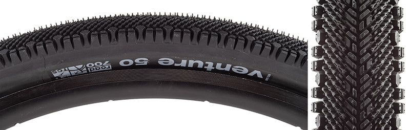 WTB Venture Tire - 700 x 50 TCS Tubeless Folding Black