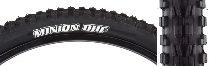 Maxxis Minion DHF Tire - 24 x 2.4 Clincher Folding Black Dual