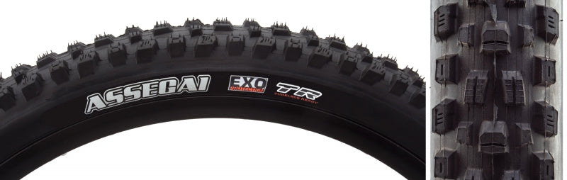 Maxxis Assegai Tire - 27.5 x 2.5 Tubeless Folding Black Dual EXO Wide Trail