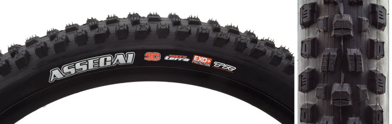 Maxxis Assegai Tire - 29 x 2.5 Tubeless Folding BLK 3C MaxxTerra EXO+ Wide Trail