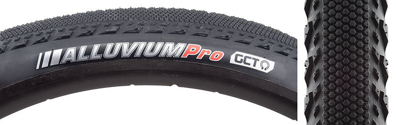 Kenda Alluvium Tire - 700 x 40 Tubeless Folding 120tpi Black