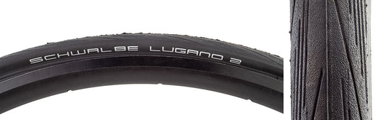 Schwalbe Lugano II Tire - 700 x 28 Clincher Folding Black Active Line