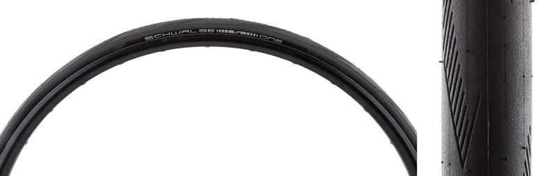 Schwalbe One Tire - 700 x 25 Clincher Folding BLK Performance Line RaceGuard Addix E-25