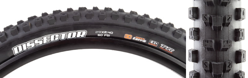 Maxxis Dissector Tire - 29 x 2.4 Tubeless Folding BLK 3C MaxxTerra EXO Wide Trail