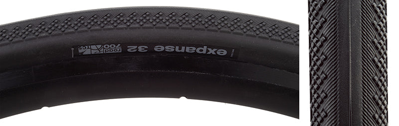 WTB Expanse Tire - 700 x 32 TCS Tubeless Folding Black