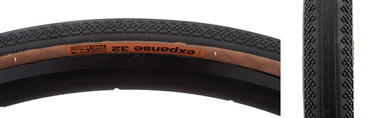 WTB Expanse Tire - 700 x 32 TCS Tubeless Folding Black/Tan