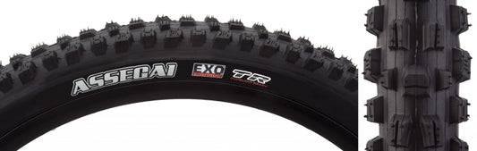 Maxxis Assegai Tire - 29 x 2.6 Tubeless Folding Black Dual EXO Wide Trail