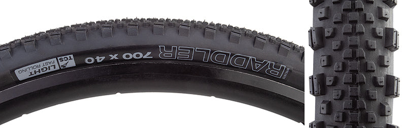 WTB Raddler Tire - 700 x 40 TCS Tubeless Folding Black Light Fast Rolling