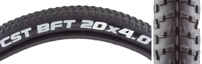 CST BFT Plus Tire - 20 x 4.0 Clincher Wire Black