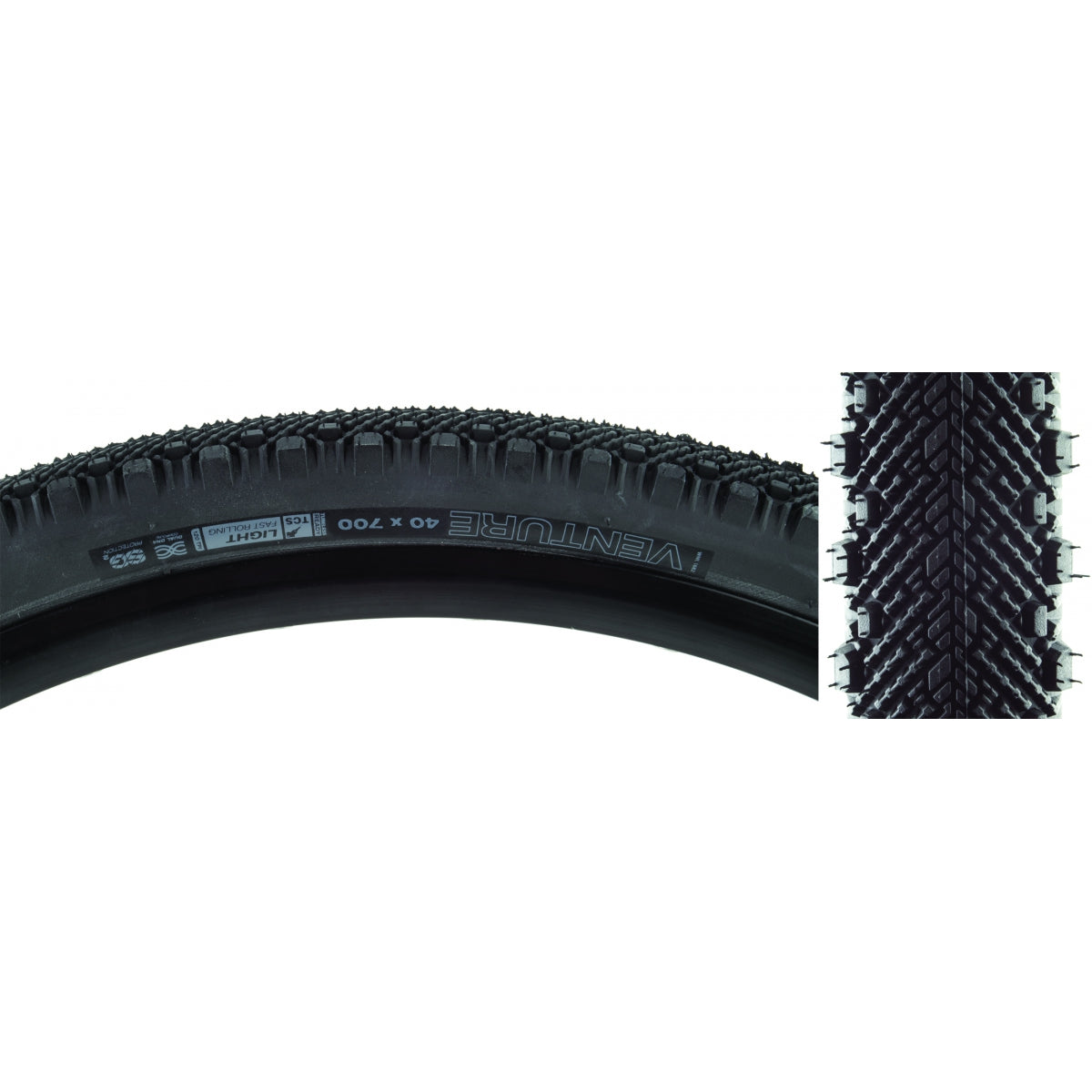 TIRE WTB VENTURE 700x40 BK/BK TCS LIGHT FR/DUAL DNA/SG2 FOLD