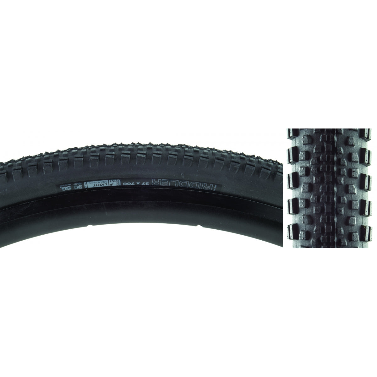 TIRE WTB RIDDLER 700x37 BK/BK TCS LIGHT FR/DUAL DNA/SG2 FOLD