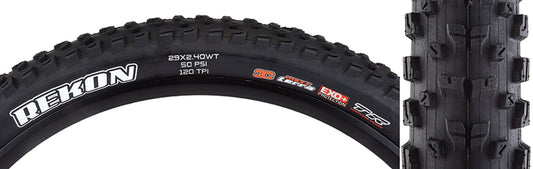 Maxxis Rekon Tire - 29 x 2.4 Tubeless Folding BLK 3C Maxx Terra EXO+ Wide Trail