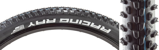 Schwalbe Racing Ray Tire - 29 x 2.35 Tubeless Folding BLK Evolution Super Ground Addix SpeedGrip