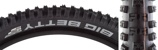 Schwalbe Big Betty Tire - 27.5 x 2.6" Tubeless Folding BLK Evolution Line Addix Soft Super Gravity