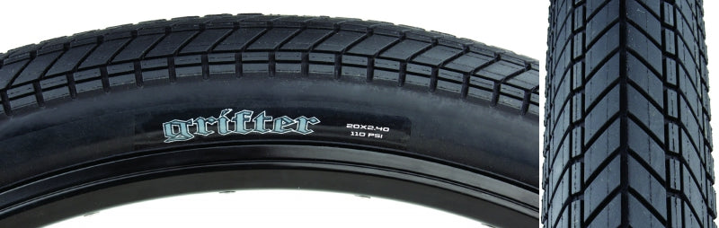 Maxxis Grifter Tire - 20 x 2.4 Clincher Folding Black 2 Ply Dual