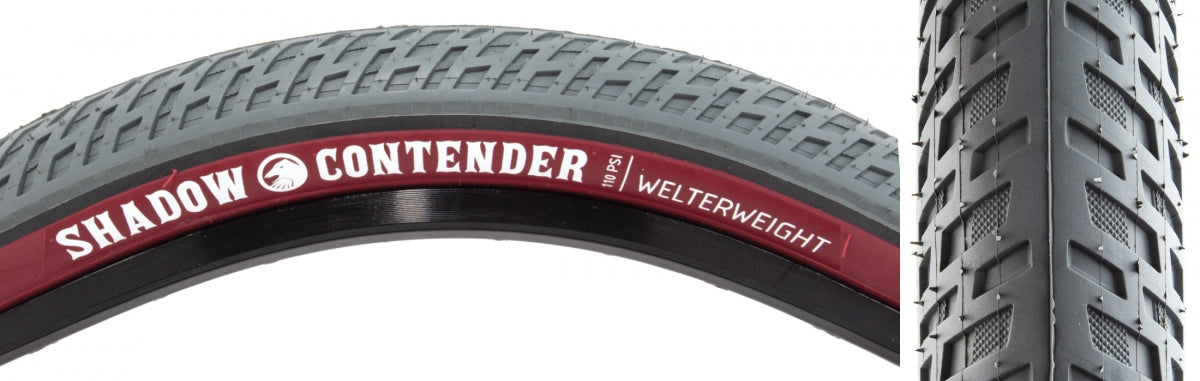 TIRE TSC CONTENDER WELTERWEIGHT 20x2.35 WIRE FINEST GY/RD