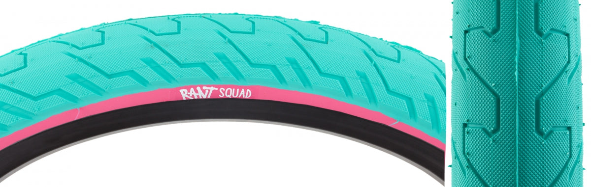 TIRE RANT SQUAD 20x2.3 WIRE TEAL/PK