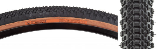 WTB Vulpine Tire - 700 x 36 TCS Tubeless Folding BLK/Tan Light/Fast Rolling Dual DNA