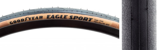 Goodyear Eagle Sport Tube Type Tire 700 x 25c Tan